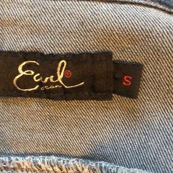Earl Jeans Rhinestone Denim Jacket - Picture 3 of 5